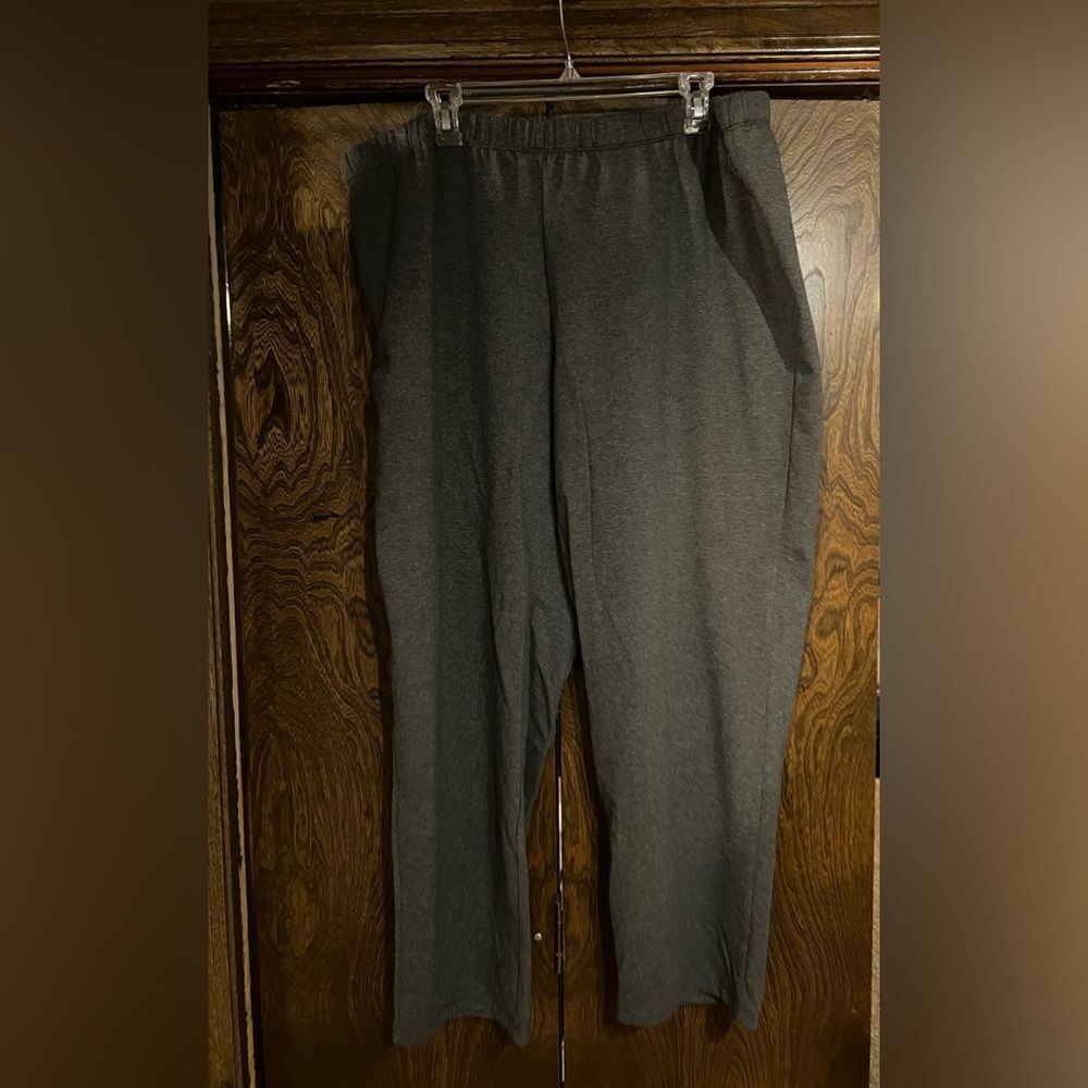 Ruby Rd Gray 3X Pants with Pockets
